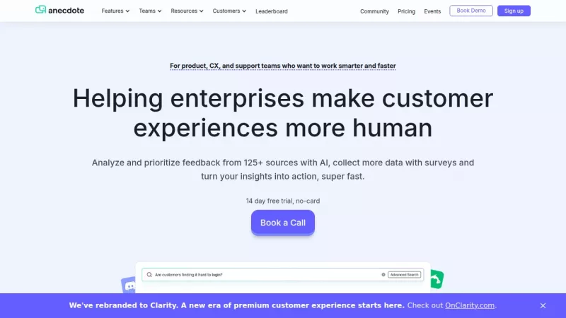 Anecdote AI screenshot