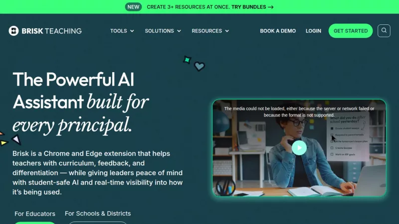 Brisk Teaching screenshot