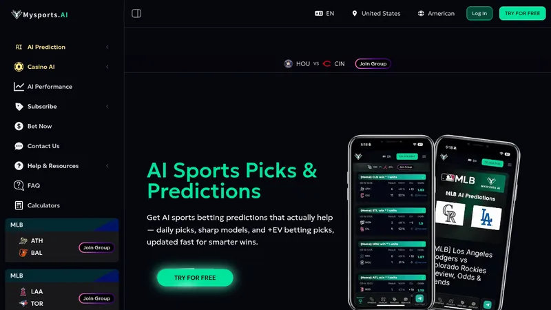 mysports.ai website