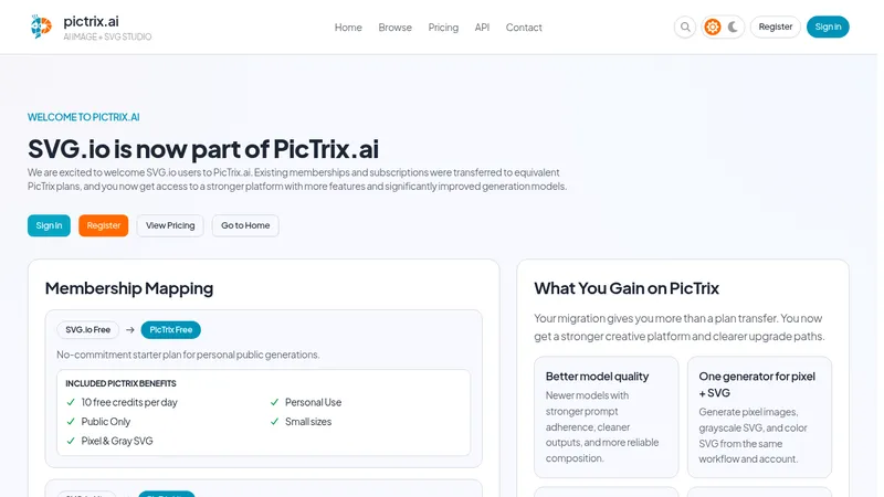 pictrix website