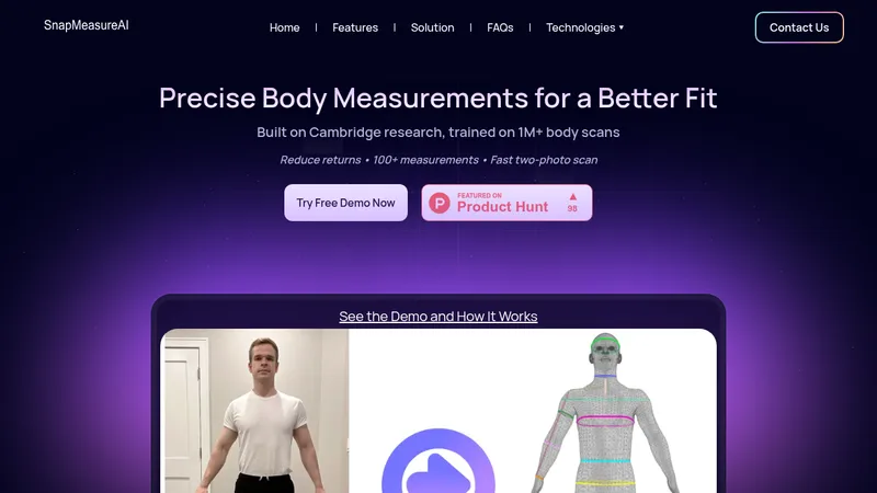 snapmeasureai website