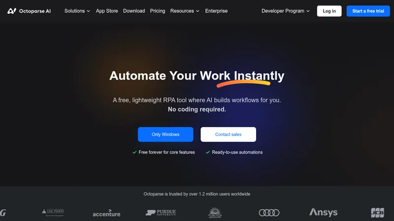 octoparse ai website