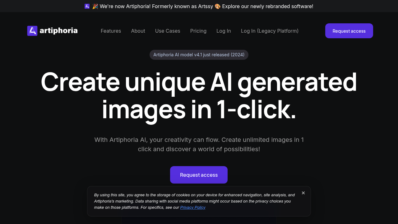 artiphoria ai website