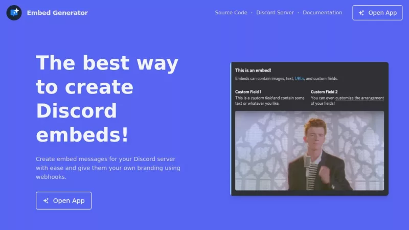Embed Generator screenshot