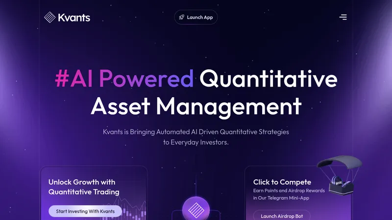 kvants.ai website