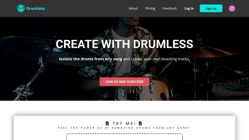 drumless website