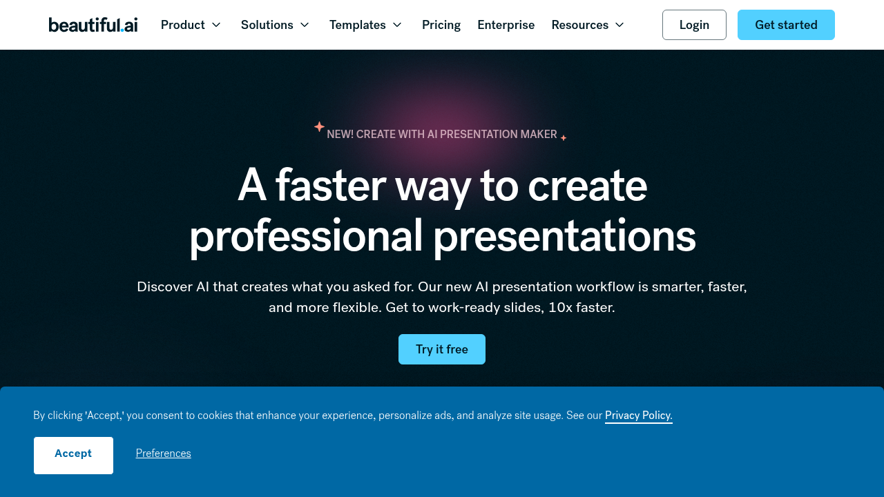 beautiful.ai website