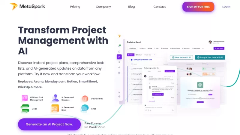 MetaSpark screenshot