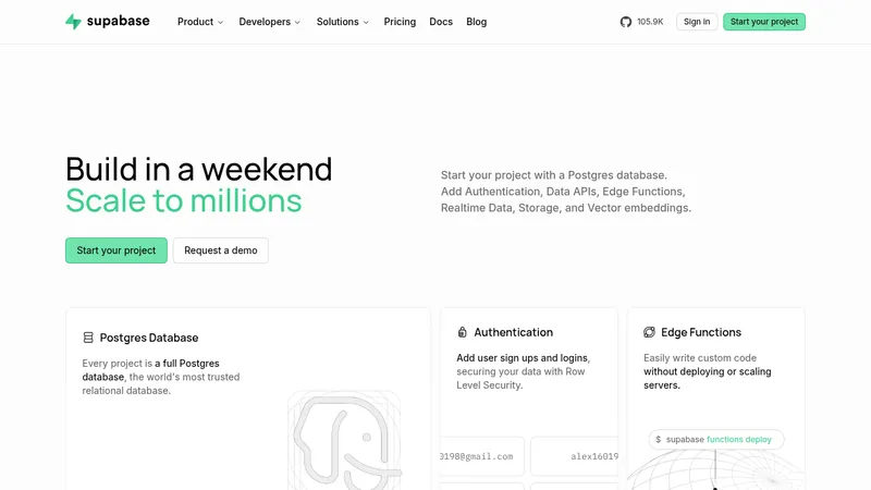 supabase website