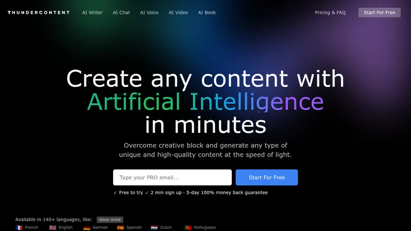 thundercontent website