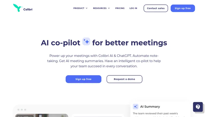 colibri website