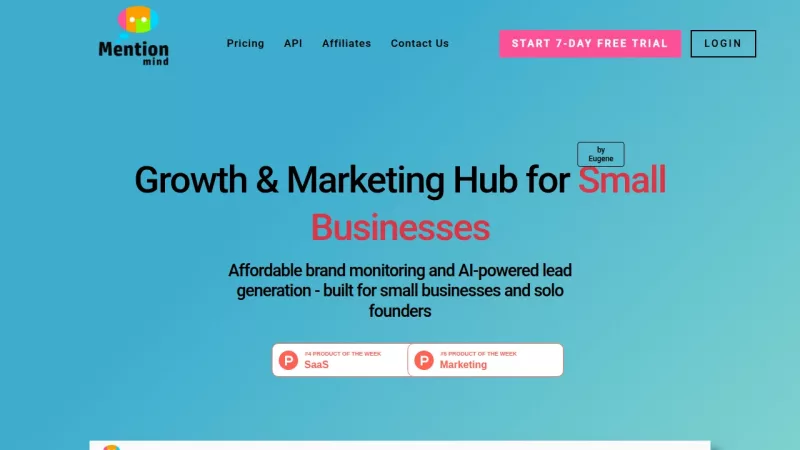 Mentionmind screenshot