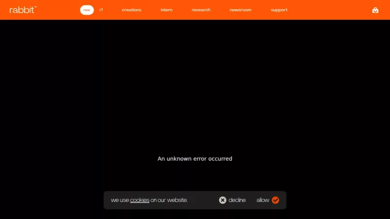rabbit intern screenshot