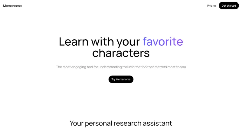 memenome website
