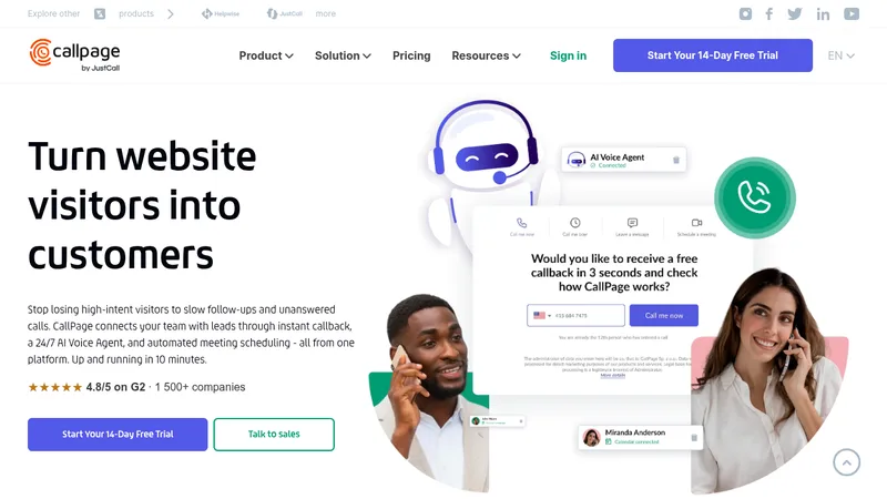 callpage website