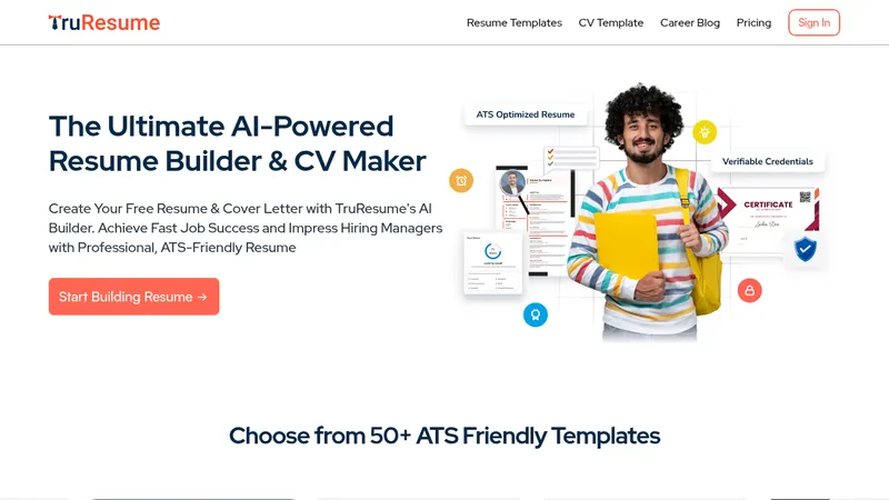 truresume.ai website