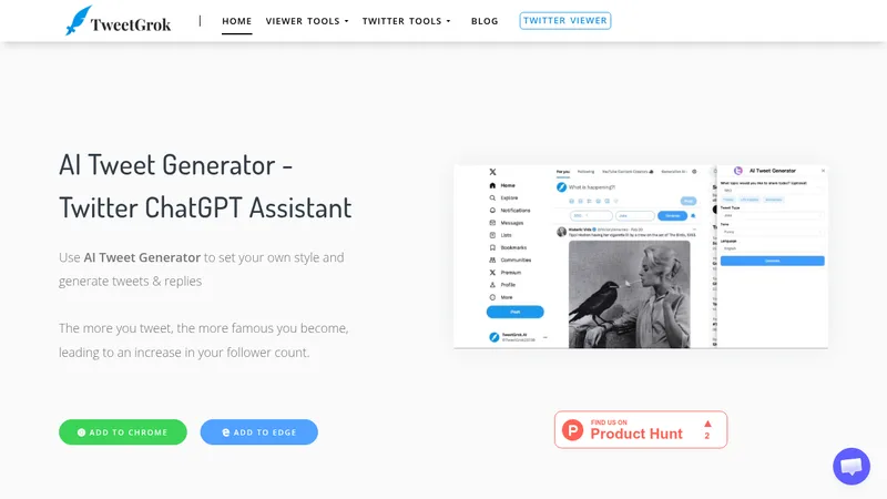 ai tweet generator website