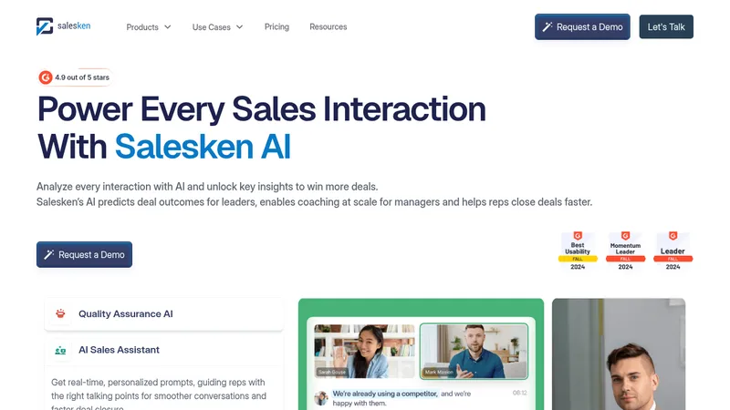 salesken ai website