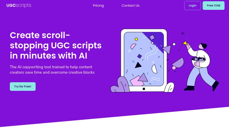 ugc scripts website