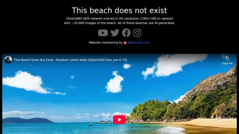 This Beach Does Not Exist screenshot