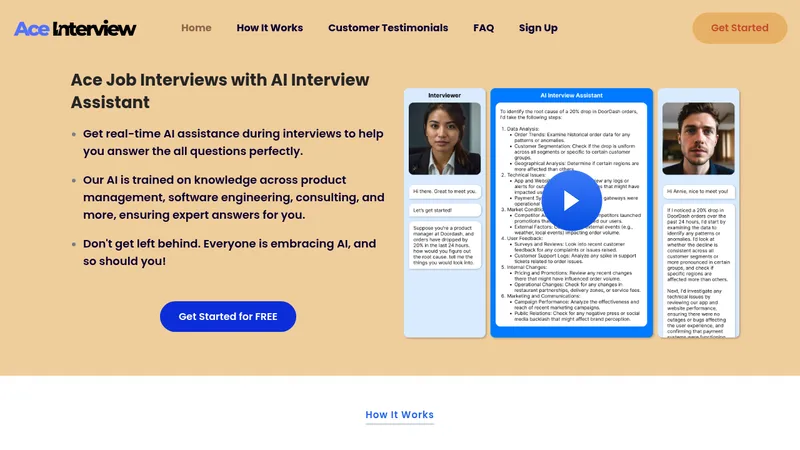 ace interview website