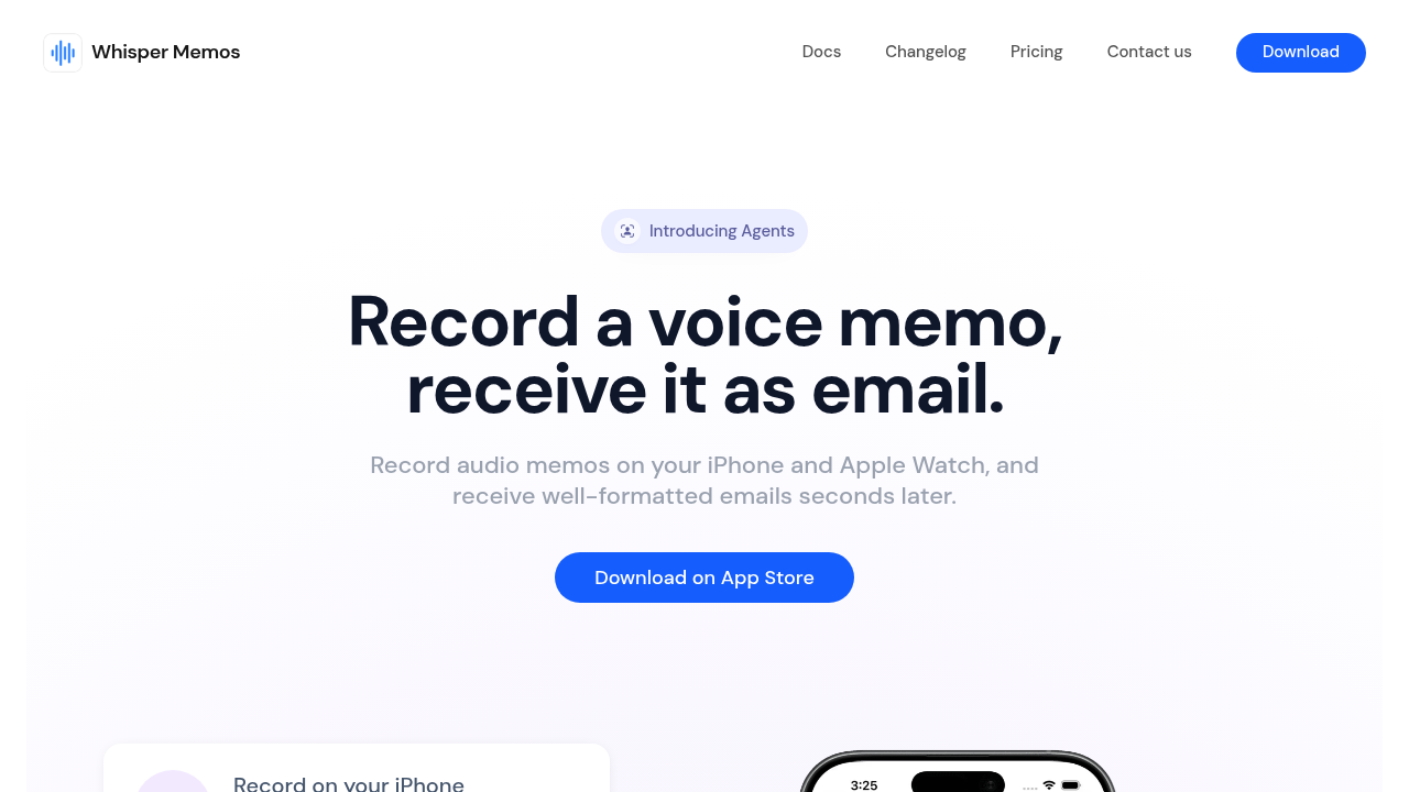 whisper memos website