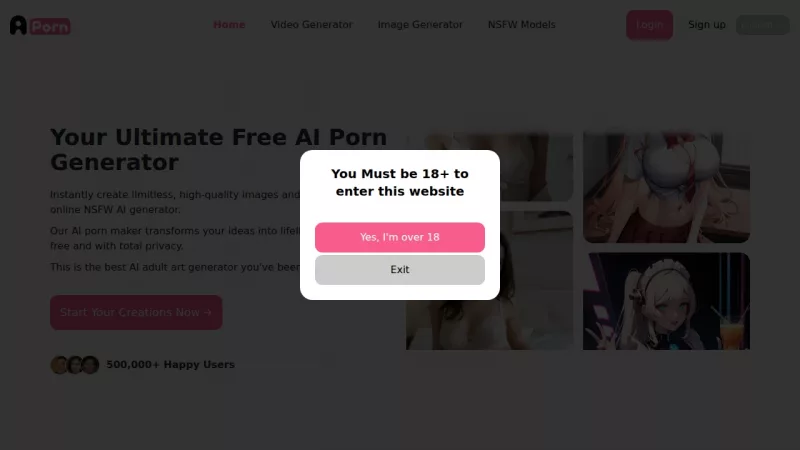 AIPorn.net screenshot