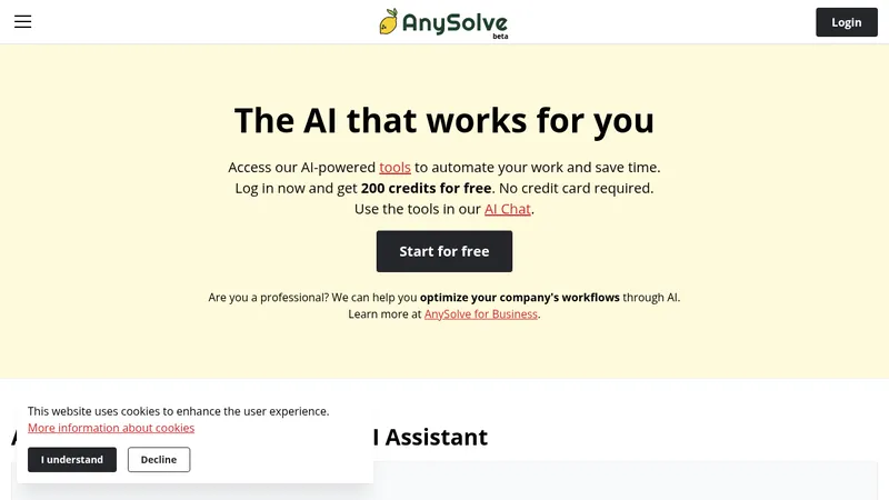 anysolve website