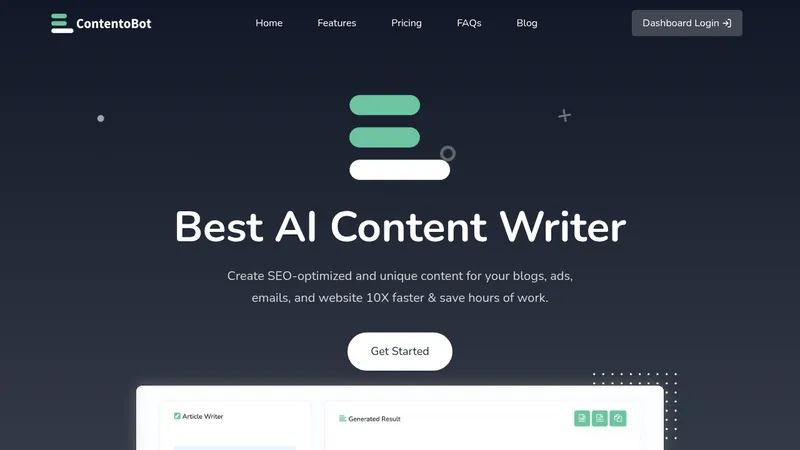 contentobot website