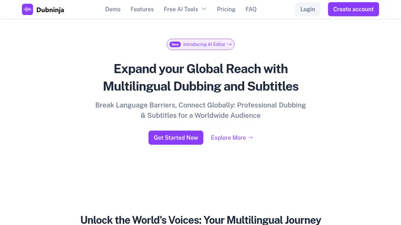 dubninja.com website