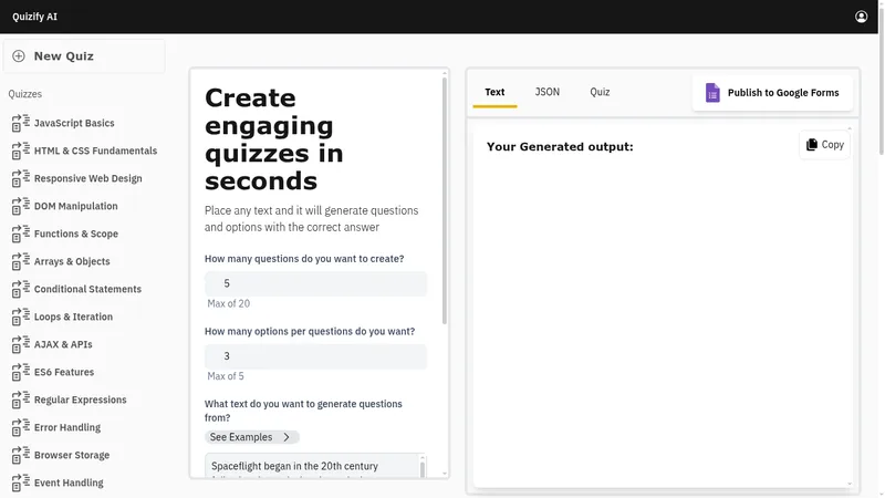 quizify ai website