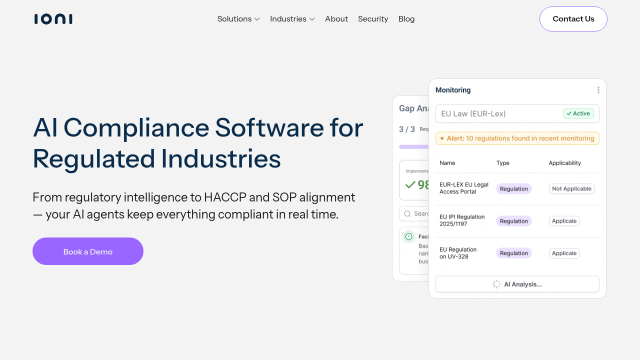 ioni website