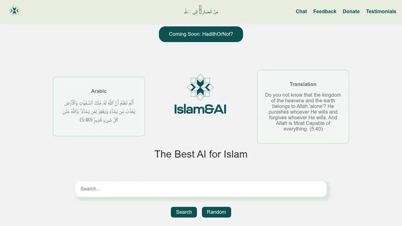 islam & ai website