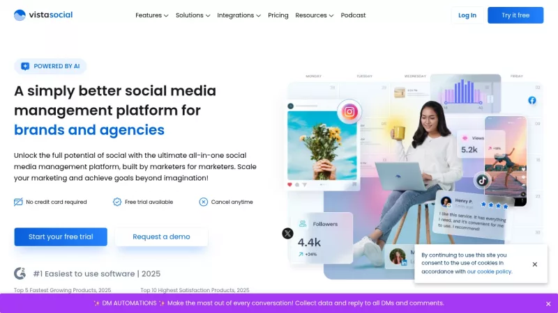 Vista Social screenshot