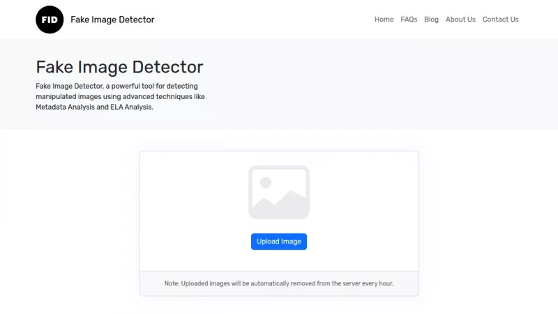 Fake Image Detector screenshot
