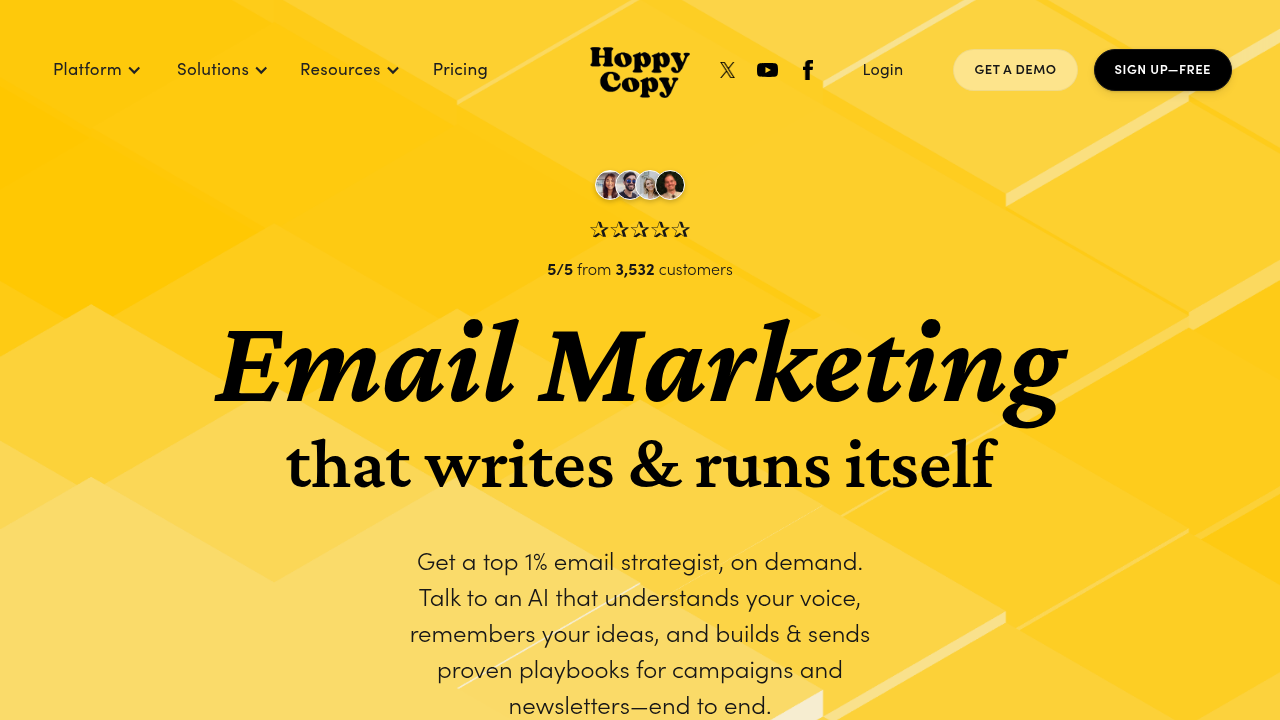 hoppy copy website