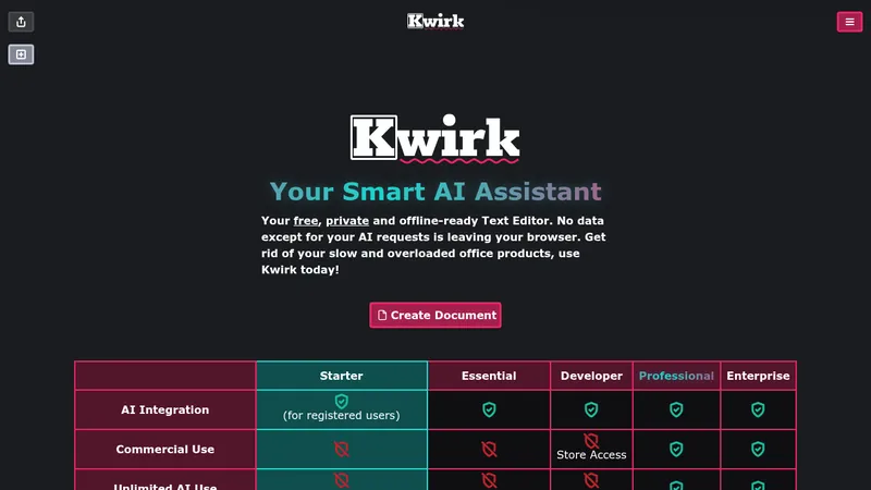 kwirk website