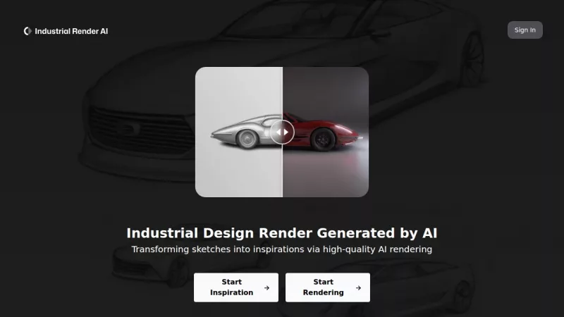 Industrial Render AI screenshot