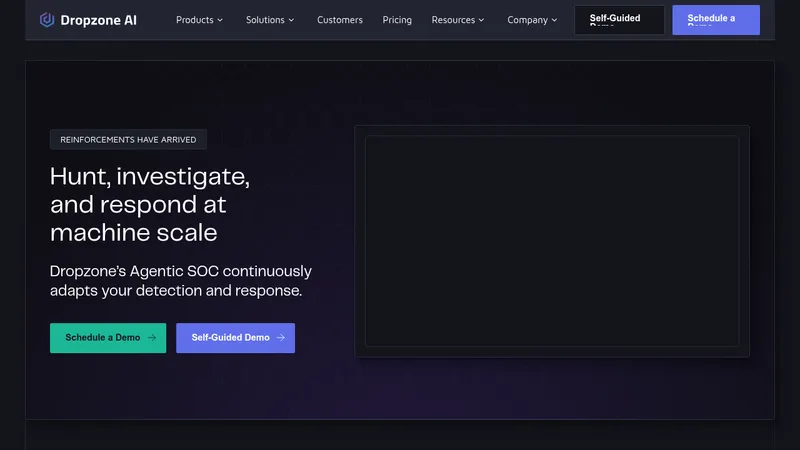 dropzone ai website
