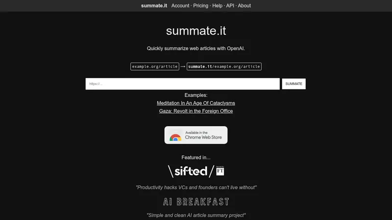 summate.it website