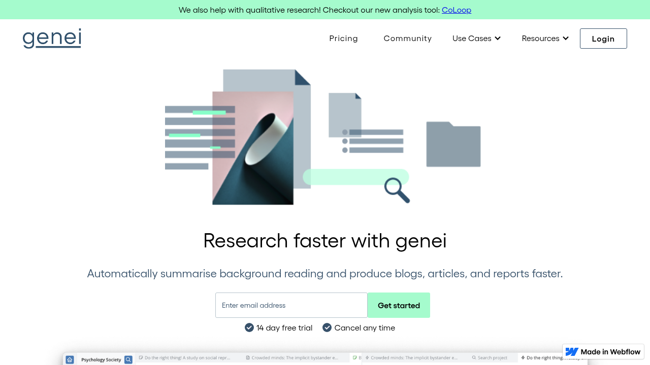 genei website