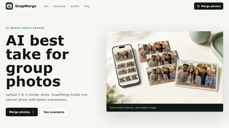 snapmerge website