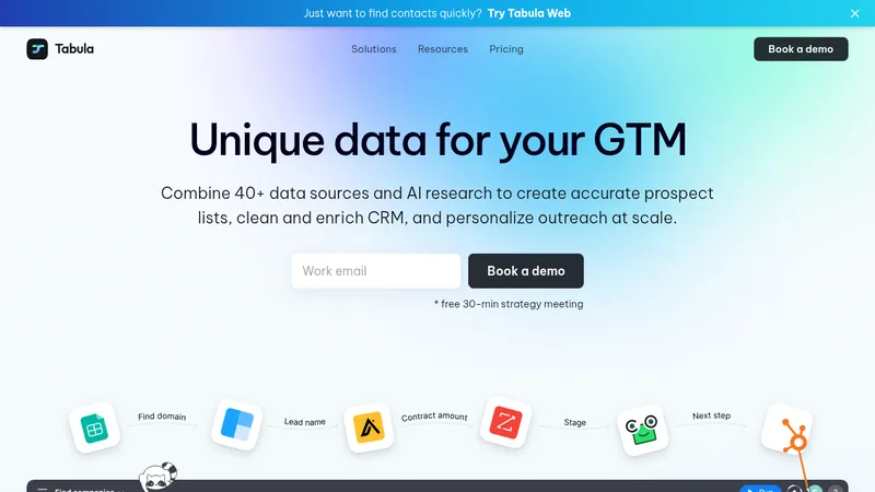 tabula website