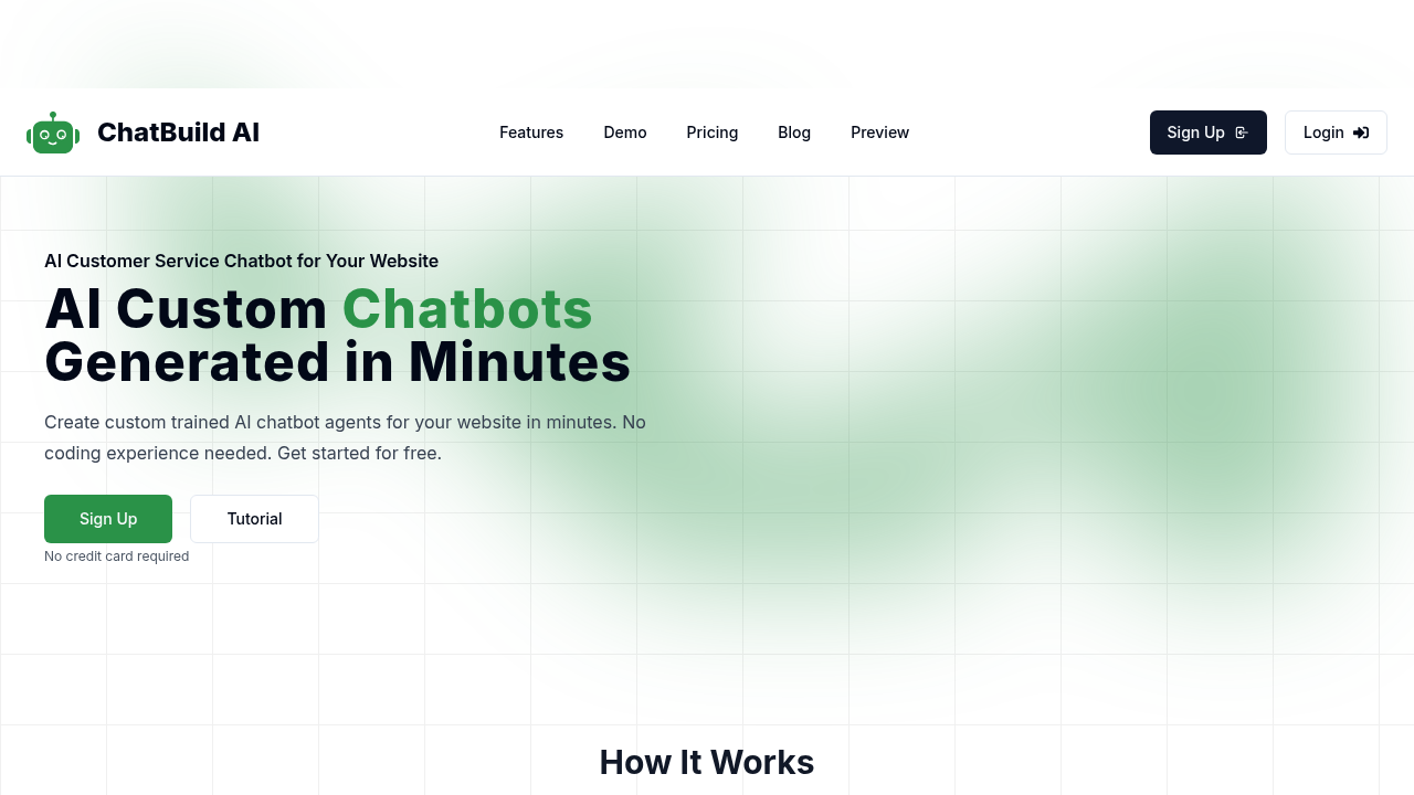 chatbuild ai website