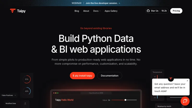taipy website