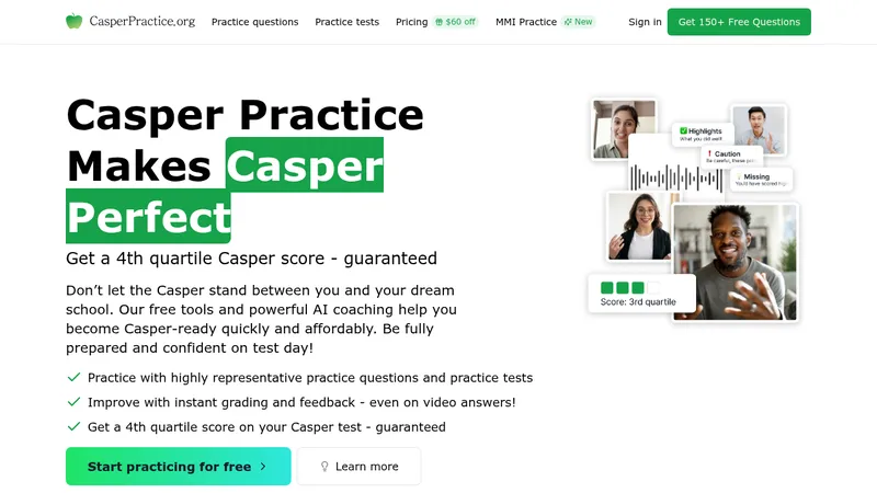 casperpractice website