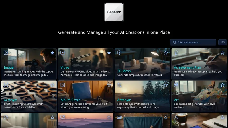 generor website