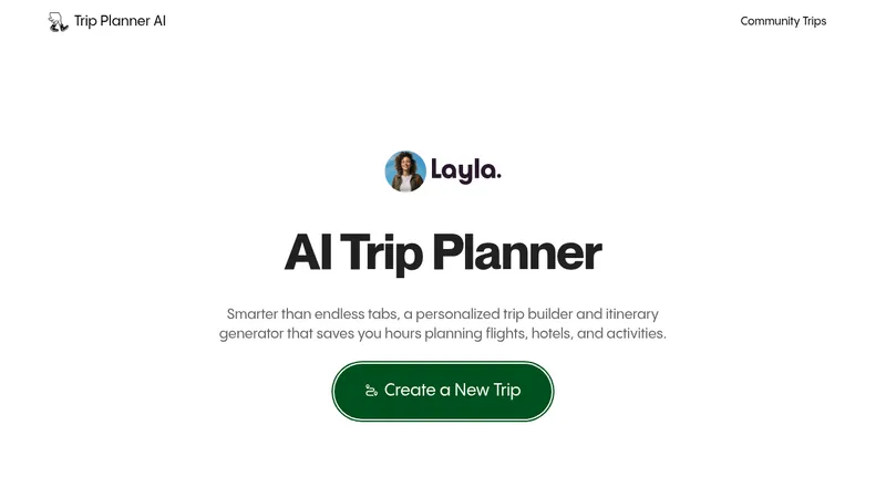 trip planner ai website