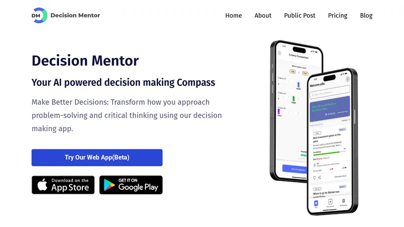 decision mentor website
