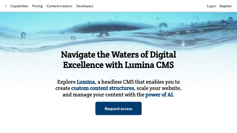 lumina cms website